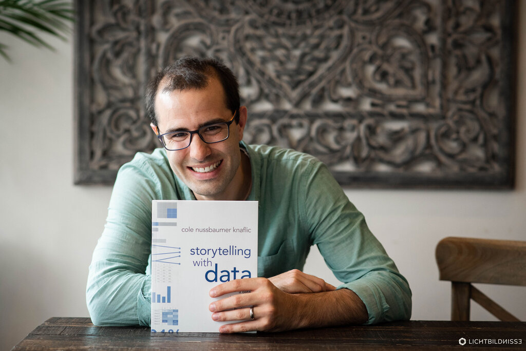 Lorenz Sparrenberg bei der Arbeit